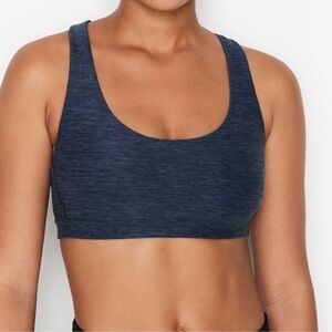 Victoria's Secret VS Women Small Strappy Back Bra Pocket Leggings Blue set